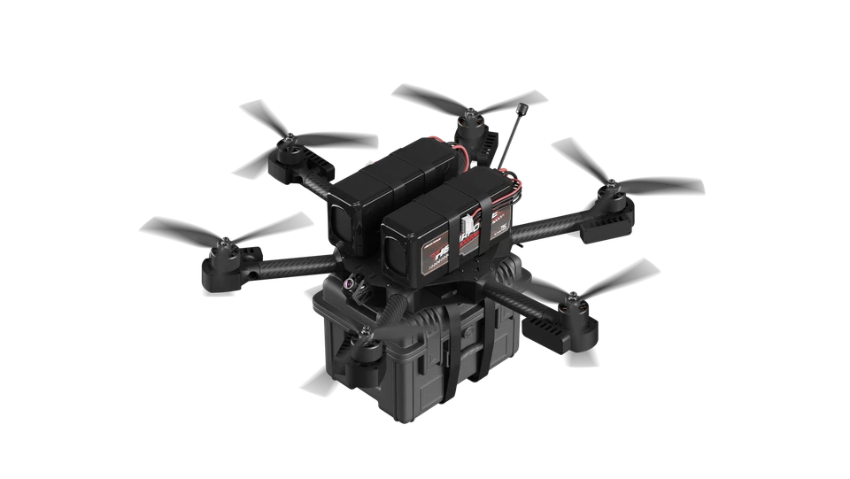 HS-P106M 8.5KG Payload Heavy Lift FPV Drone 145km/h 10km+ Range 6 Motors 6S - Image 2 of 4