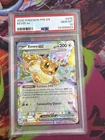 Pokemon 2025 Eevee ex 075 Prerelease Double Rare Prismatic Evolutions PSA 10