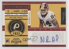 2011 Playoff Contenders Rookie Ticket /152 Niles Paul #161 Auto 16yo