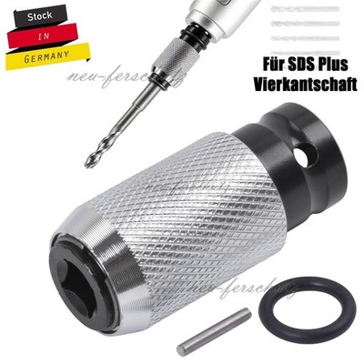 Schlagschrauber für 1/2'' umrüstbar auf SDS PLUS Konverter Adapter Bohrer Drehwer
