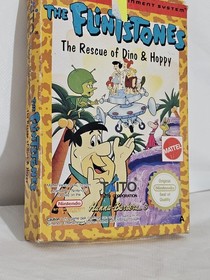 The Flintstones Rescue of Dino & Hoppy NES PAL AUS CIB Complete Rare Taito