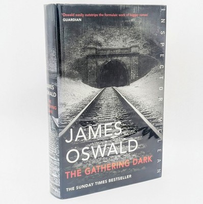 SIGNED Gathering Dark Inspector McLean Series Book 8 James Oswald First Edition