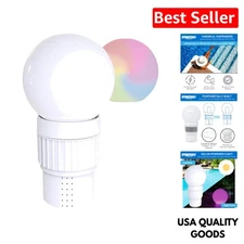 Versatile Hydrotools Pool Chemical Dispenser - Solar LED Glow & Easy Maintenance