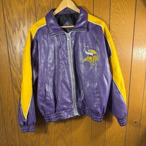 Minnesota Vikings Leather Jacket | eBay
