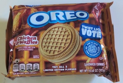 Nabisco Oreo Limited Edition Chicken & Waffles Flavored Cookies Free Ship