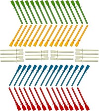 70 Packs Glue Spreaders, Colored Plastic Glue Smear Sticks Applicator DIY Art 0.23 per gallon