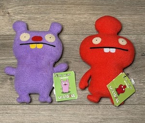 Ugly Dolls TRUNKO And MYNUS 7" Plush Lot of Two Stuffed Animal Toy