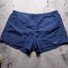 Vintage 1990s OG Patagonia Baggies Men s L Shorts Lined Blue USA Made 3 Inseam