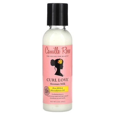 Camille Rose Curl Love Moisture Milk Rice Milk and Macadamia Oil 2 OZ
