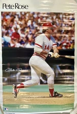 Rare Pete Rose REDS 1978 Poster #4521 MLB Photo by Carl Skalak, Jr./ Opticom Vtg