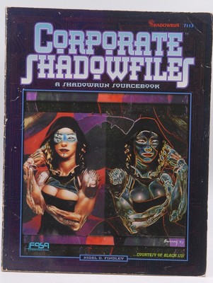 Shadowrun RPG Corporate Shadowfiles Nigel D Findley  FASA