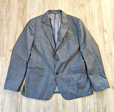 Bonobos Men's Jetsetter Gray Athletic Fit Wool Blend Two-Button Blazer 42R