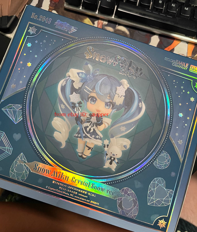 Gsc 2643 Snow Miku Crystal Snow Ver. Nendoroid 10cm Action Figure