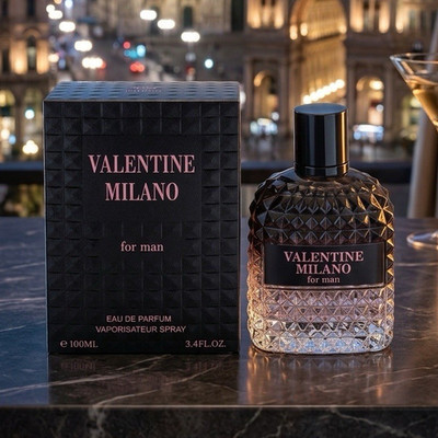Valentine Milano for Men Eau de Parfum Spray, Regular Size 3.4 fl oz