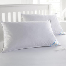 Goose down and Feather Bed Pillow 2 Pack - Soft and Comfortable Quality Bedding