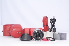 Sony Nex-3 Zoom Lens Kit Red Operation Confirmed Good Working Condition Accessor