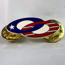 American Flag Rings Vintage Pin Hat Lapel Pin #10