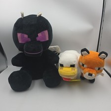 Minecraft Animal Plush Lot of 3 Mojang Jinx