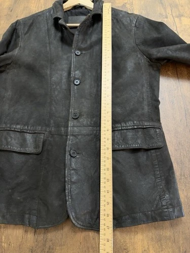 Allsaints Survey Waxed Suede Blazer Size S - Altered  image 4