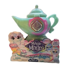 Magic Mixies Magic Genie Lamp with Interactive 8 Inch Rainbow Magic Plush, Ages