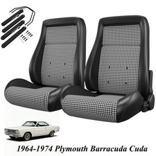 Retro Style Bucket Seats With Adjustor Slider Kit For 1966-2026 Ford Bronco Retro Style Bucket Seats With Adjustor Slider Kit For 1966-2026 Ford Bronco