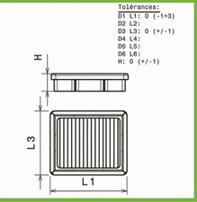 Filtre à air Citroen 2 CV