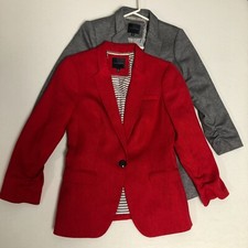 The Limited Women's Blazer XS 1 Button Close 2 Button Cuff 3 Pocket Lined