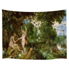 Eve Eat Apple Eden Wall Art Prints Vintage Oil Painting Artwork WITHOUT FRAME