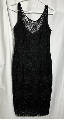 Veste Boléro Noir Perlé Carmen Marc Valvo Taille 6 - Occasion Très Bon état, En Rayon