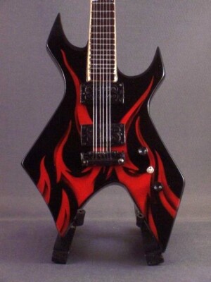 Miniature Guitar SLAYER KERRY KING GIFT Memorabilia FREE  Display Stand ART