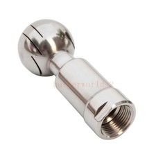 304 Stainless Rotating Tank Washing Nozzle CIP Rotary Spray Ball Cleaning Head