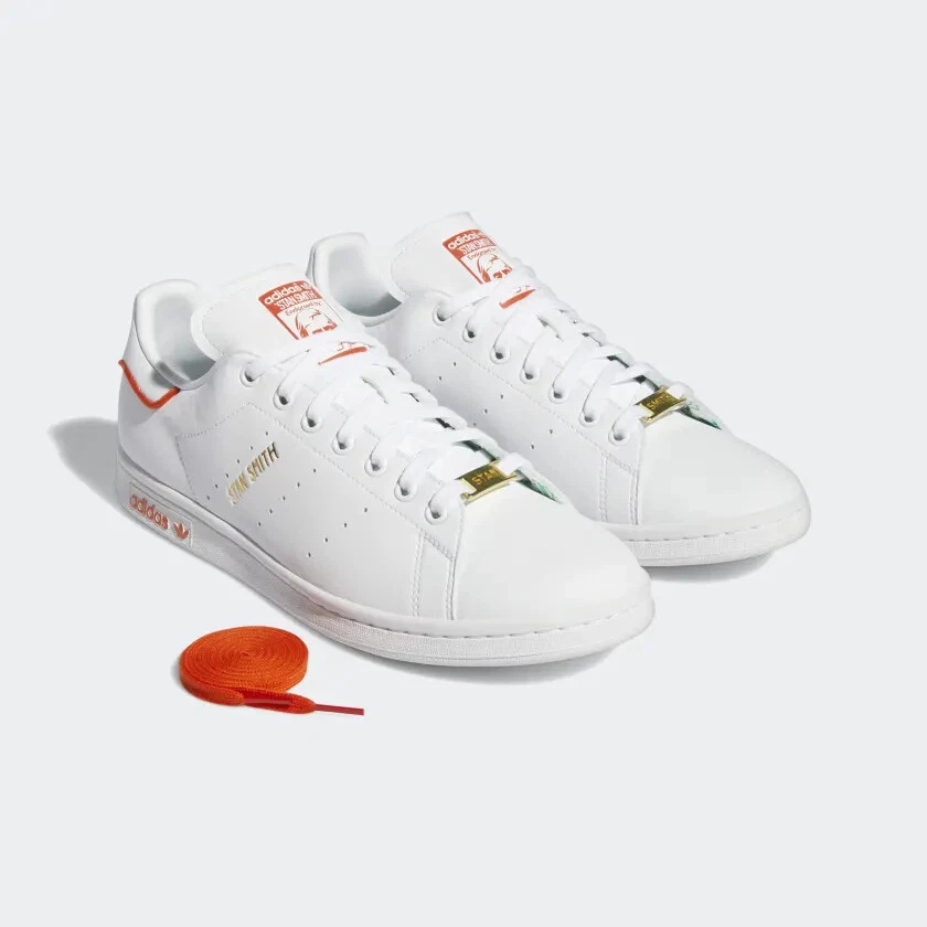 Adidas Originals Stan Smith White/Collegiate Orange/Green (GW0488) Adidas Originals Stan Smith White/Collegiate Orange/Green (GW0488)