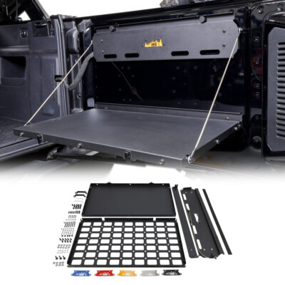 IAG I-Line Tailgate Table No Drill with Molle Panel for Ford Bronco 2021+ 2/4 DR