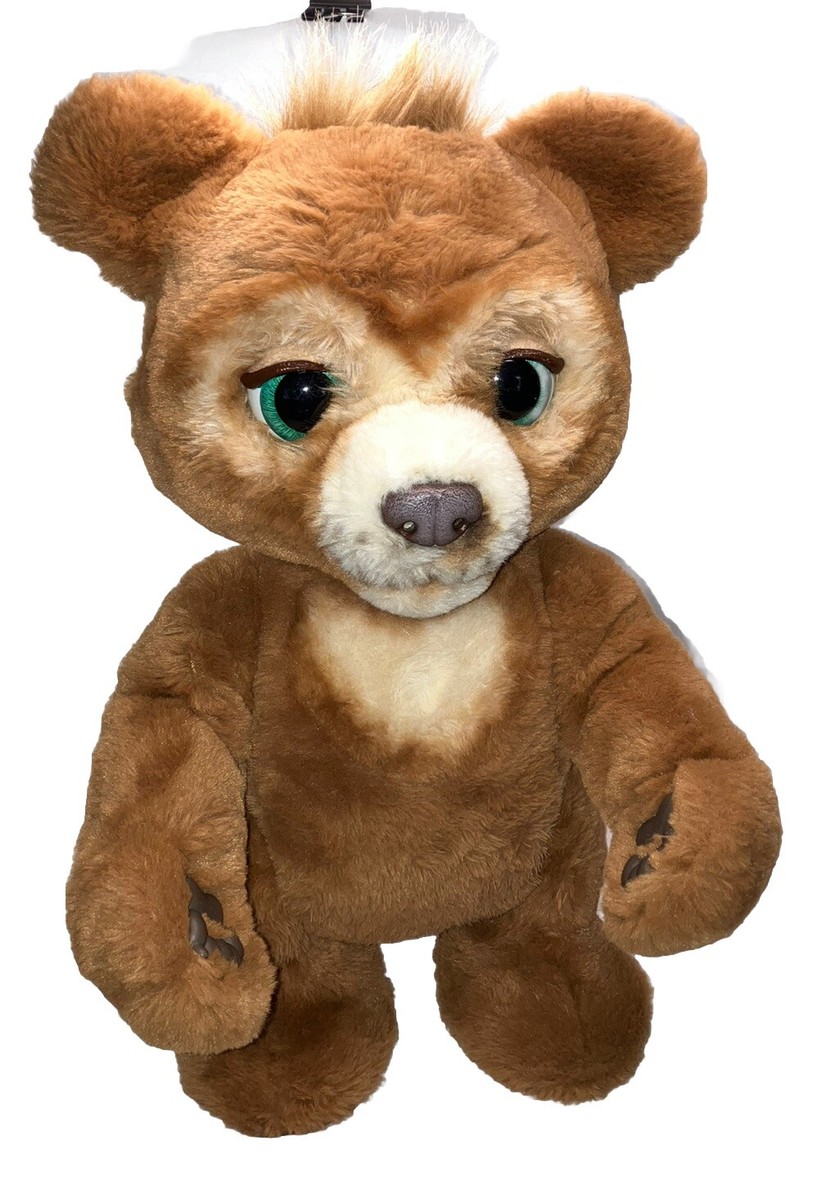 FurReal Friends ぬいぐるみ ベア FurReal Cubby Bear - YouTube
