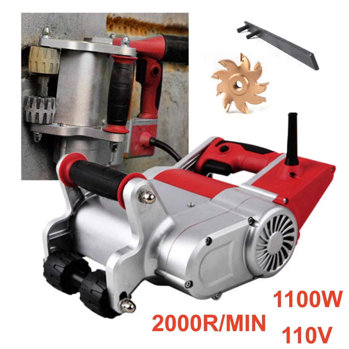 Wall Groove Slotting Machine Electric Brick Wall Chaser Groove