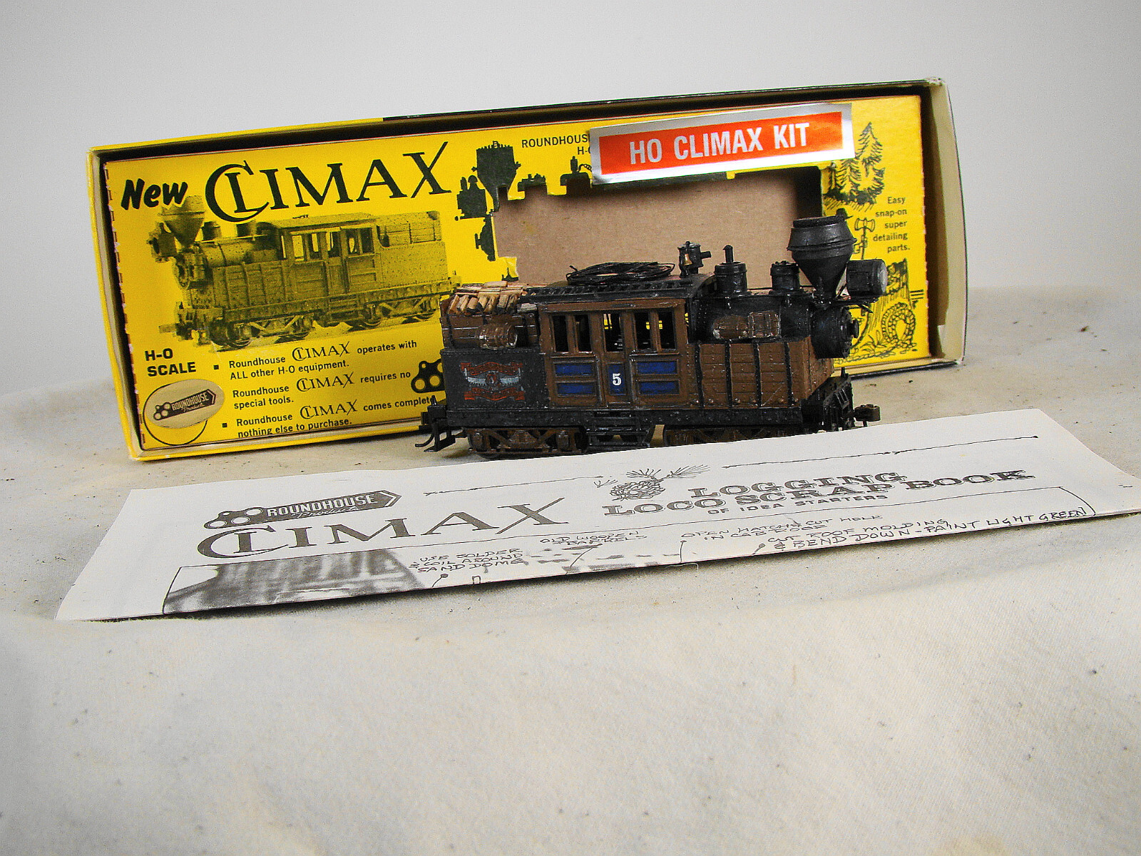 HO Climax Logging DCC & Sound completely refurbished