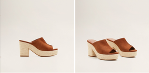 mango suede clogs