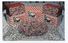 Old Fashion Claxton Fruit Cake Georgia Food Advertising Postcard