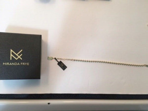 Authentic Miranda Frye 18K Gold Plated Sterling Silver 925 Jackson Bracelet $155