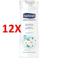 12 X Mantovani Gardenia Neutral Duschgel 400 Ml