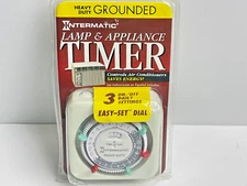 INTERMATIC Lamp & Appliance Heavy Duty 3 Prong Grounded  Timer  TN311  15 Amp
