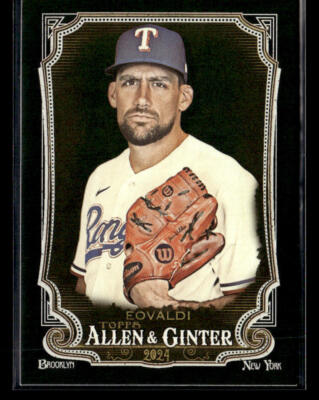 2024 Topps Allen & Ginter X #114 Nathan Eovaldi Card Texas Rangers