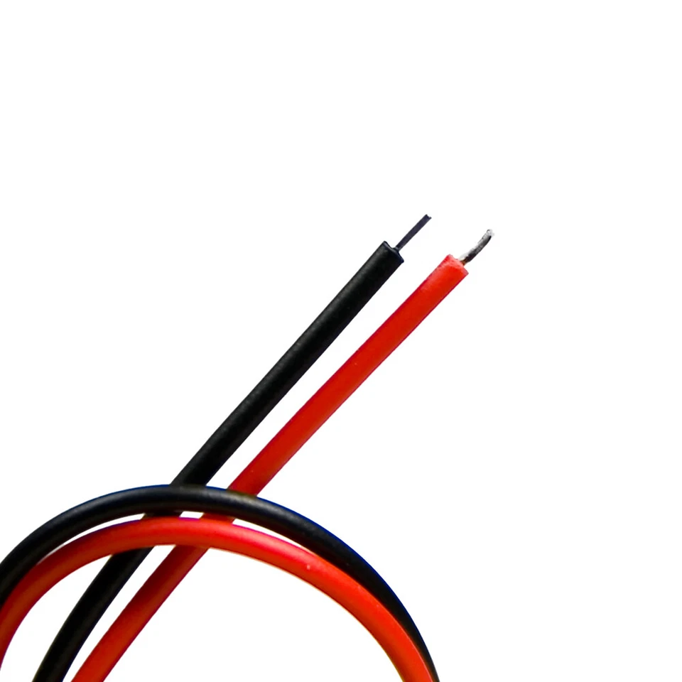 50 Stück Verkabelte Dioden LED pre Wired Blau Diffus Gefärbt 24V 1.8mm - Bild 3 von 4