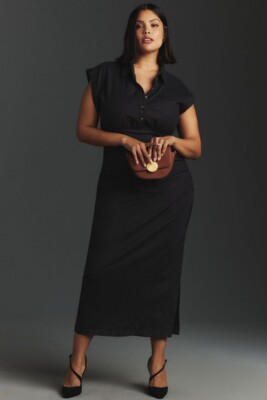 knee length dresses for ladies Snatched Me Up Midi Dress – Thickchicboutique main image 0