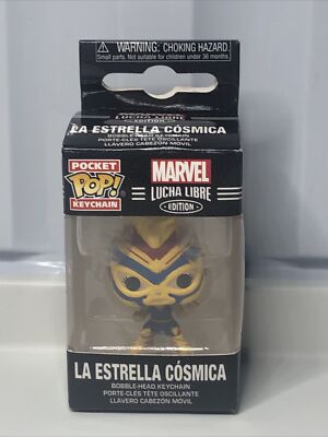 Funko Pocket Pop! Lucha Libre La Estrella Cosmica Captain Marvel Collector Corps