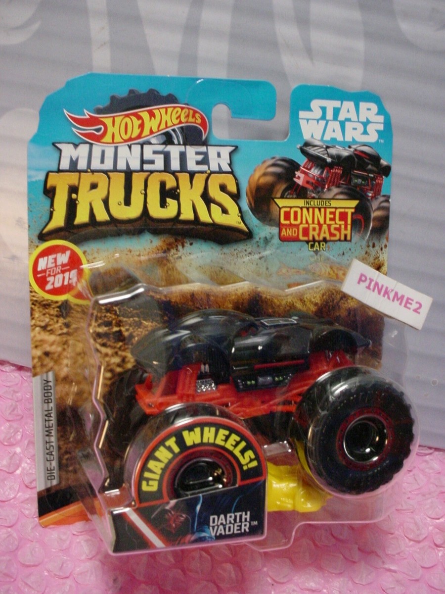 2019 MONSTER Trucks STAR WARS DARTH VADER ☆black/red☆ connect ☆☆Hot Wheels