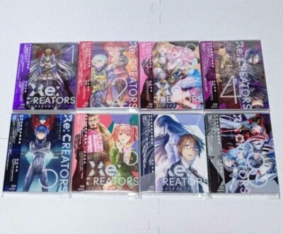 Re:CREATORS Limited Production Complete Vol.1-8 Set Blu-ray CD