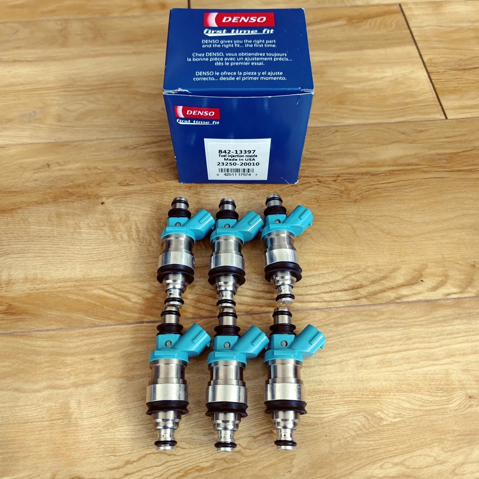 New 6Pcs Denso Fuel Injectors 23250-20010 For 1994-2003 Lexus ES300 Toyota Camry - Imagem 2 de 4