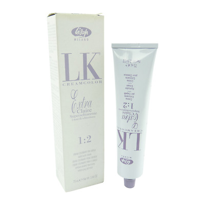 Lisap LK Cream Color Extra Claire Permanent Creme Haar Farbe Coloration 75ml
