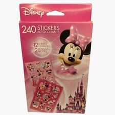 Disney 240 Minnie Mouse Stickers Kid Craft Scrapbook Journal Party Favor